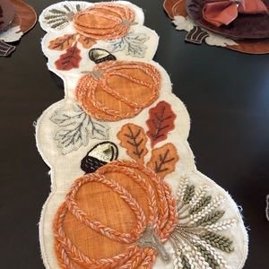 Pumpkin table runner